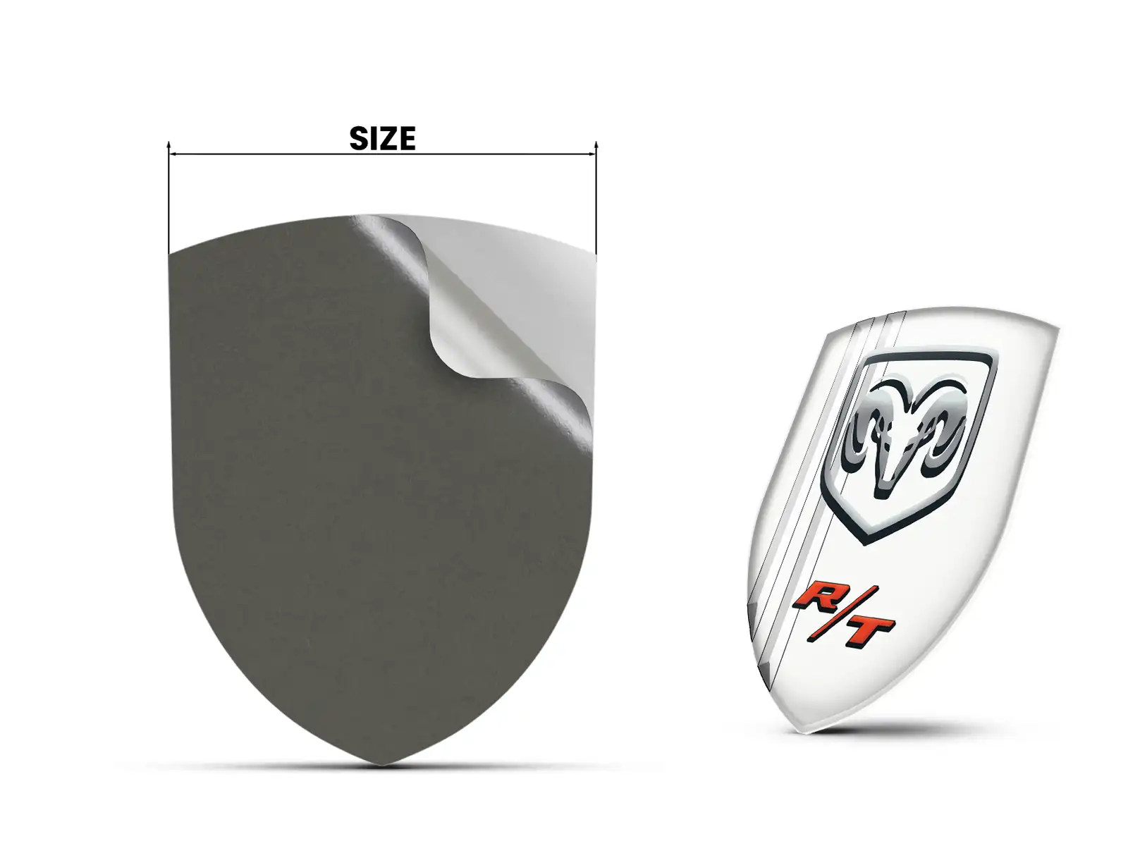 Dodge Pegatinas Con Relieve Universal Alta Calidad Profesional